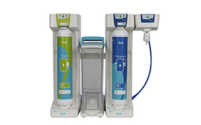 Combined Milli-Q SQ 240CV system configuration with both RO water production and ultrapure water preset volume dispensing Combined Milli-Q SQ 240CV system configuration with both RO water production and ultrapure water preset volume dispensing