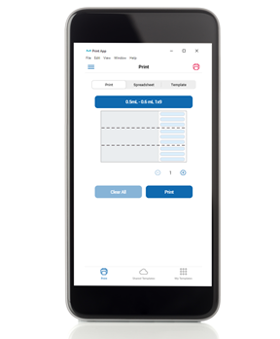 MilliSentials™ Smartphone-compatible software MilliSentials™ Smartphone-compatible software