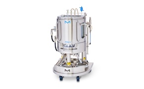 One stainless steel Mobius® 100 L ADC reactor