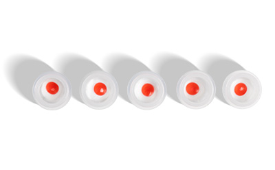 Vitroids™ 和 LENTICULE® CRM 菌片装在带密封圈的特制螺旋盖内
