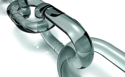 Clear chain Plastic chain made from specialty polymer called thermoset used in high structural strength applications.