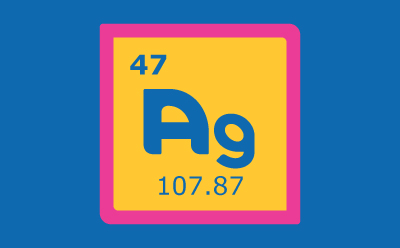 Silver atomic symbol