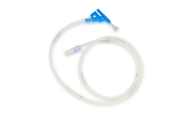 NovaSeptum® Transfer Unit Sterile sampling transfer unit intended for transfer applications, with a needle on one end, tubing, and a tube outlet connection on the other end.