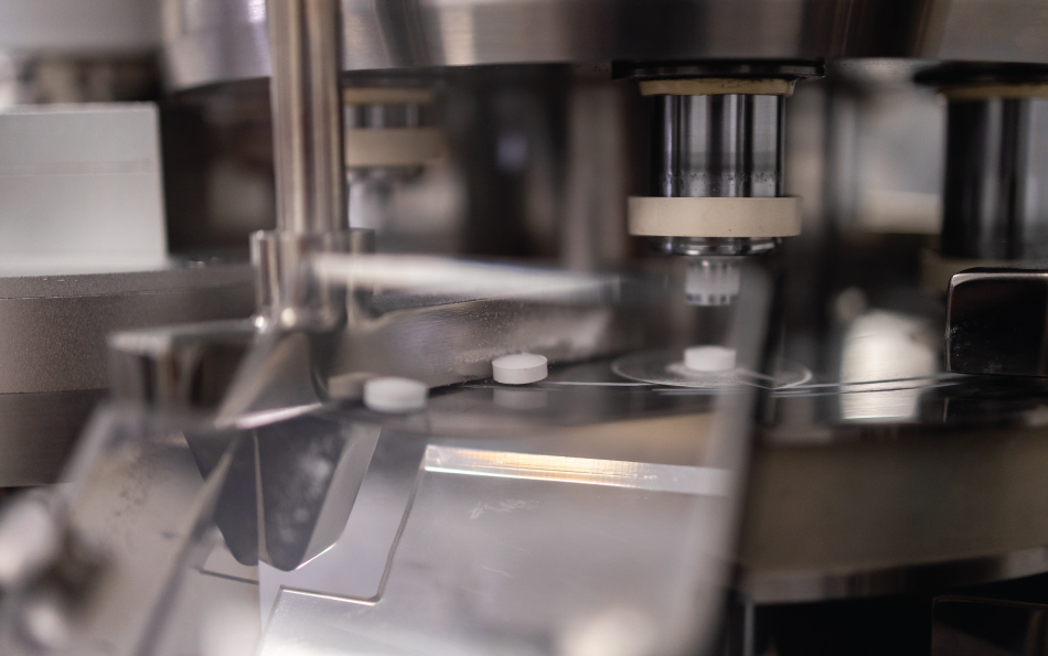 Tablet manufacturing by direct compression In direct compression, the tableting blend is directly compressed without prior granulation, making it a highly efficient process for solid oral dose manufacturing.