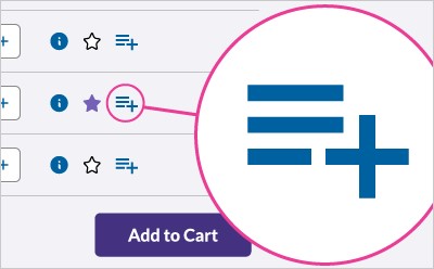 Add To List Icon 添加到列表图标
