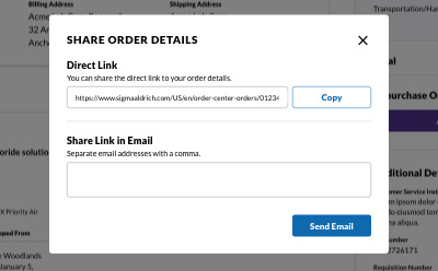 Share order details 分享订单详情截图