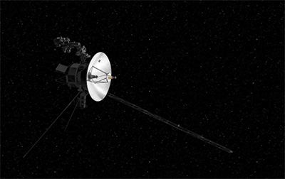 One of the Voyager spaceprobes One of the Voyager spaceprobes