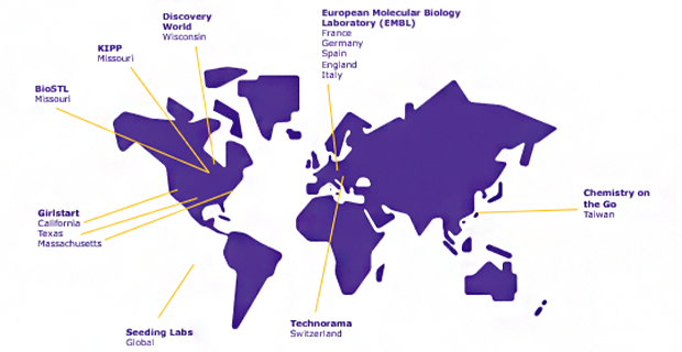 Partnership Map Updated World map depicting partnership locations