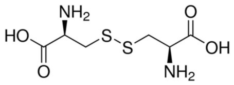 L-cystine chemical structure L-胱氨酸化学结构