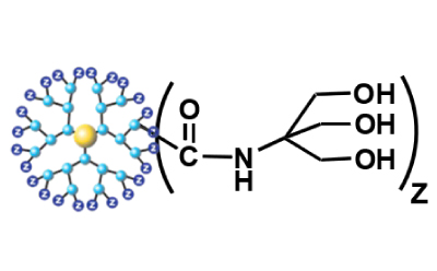 Tris(hydroxymethy aminomethane (TRIS))<br>(Neutral Dendrimer)