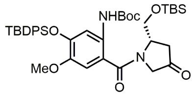 Chemical Structure of PBDCore™ Intermediate Structural formula C40H56N2O7Si2
