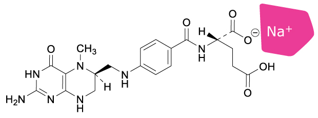 Monosodium Salt of Methyl Folate Arcofolin® is the monosodium salt of methyl folate.
