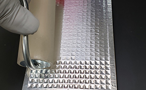 Image of the Aluminum adhesive seal needed for SMC® assay plates read on SMCxPRO® instruments. Do NOT use clear acrylic seals to seal loaded read plates because they do not protect against light.