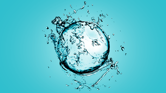 <p>Your Guide to Water Purification for LC-MS</p>
Water drop splash on cyan background