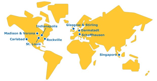 CDTMO Location Map 全球足迹