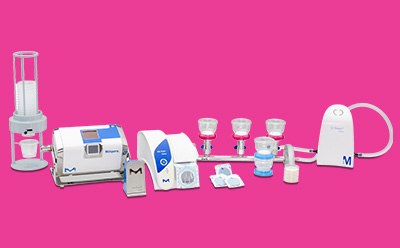 A comprehensive setup for sample preparation in beverage testing, including an EZ-Fit® filtration system, sample containers, and EZ-Fluo™ rapid detection systems.