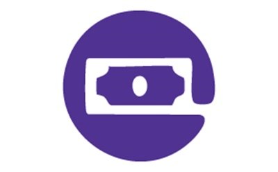 Hassle-Free Payment Icon A purple circle with a white dollar bill symbol, representing hassle-free payment solutions.