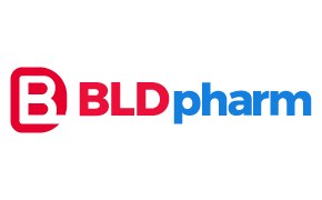 BLDpharm Logo BLDpharm logo consists of a bold red 'B' and blue 'pharm,' symbolizing strength and trust in pharmaceutical supplies.