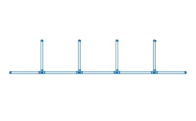 Tubing with End Ported Connector, Manifold