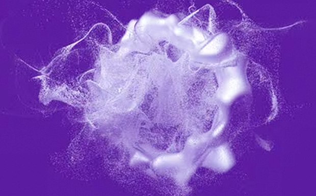 Solid white substance solubilizing into fine powder / water