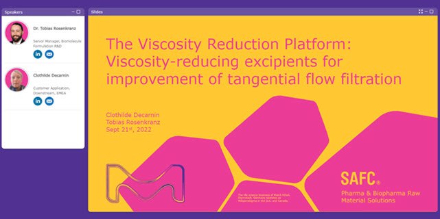 Overcoming Viscosity Challenges in TFF