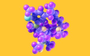 Drawing of a small molecule.