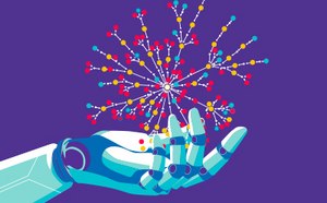 黄色背景，标题为"与李氏家族讲席教授孟雪莉的问答"，右下角配有孟雪莉的头像照片。