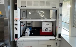 The installing of a heat pump.