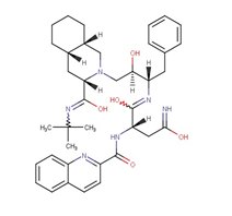 complex organic molecule structure, which is likely of interest due to its relevance in chemistry, particularly in the study of molecular configurations and interactions. The molecule includes multiple ring structures, various functional groups such as hydroxyl (OH), methyl (CH3), and amine (NH2) groups. There are also double bonds present within the rings and between some carbon atoms. The structure is depicted with standard chemical notation, with lines representing bonds between atoms and letters indicating the types of atoms involved (C for carbon, N for nitrogen, O for oxygen).