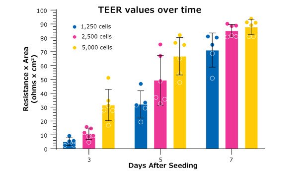 TEER measurement of barrier integrity using a Millicell® ERS-2 voltohmmeter