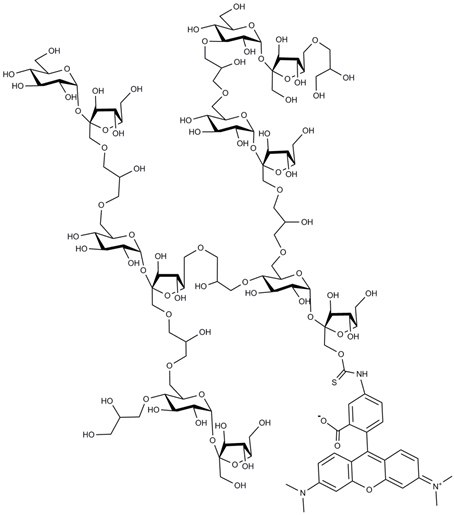 TRITC-聚蔗糖结构