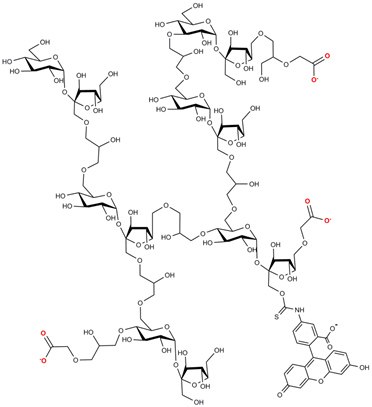 FITC-CM-聚蔗糖结构