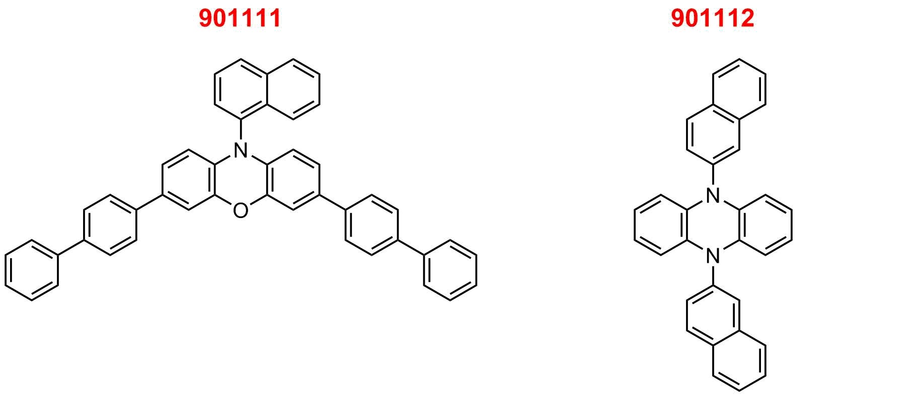 Phenoxazine (901111) and dihydrophenazine (901112) organic photoredox catalysts