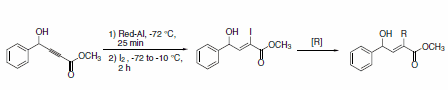 Preparation of highly functionalized α,β-disubstituted alkenoates