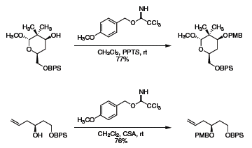 Independent syntheses of bryostatin intermediates