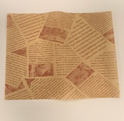 Grease-proof paper sheet