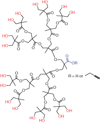 image of a generation 4 bis-MPA dendron