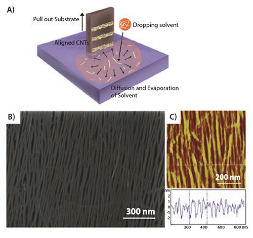 Alignment and film characteristics of SWCNTs prepared via Floating Evaporative Selfassembly