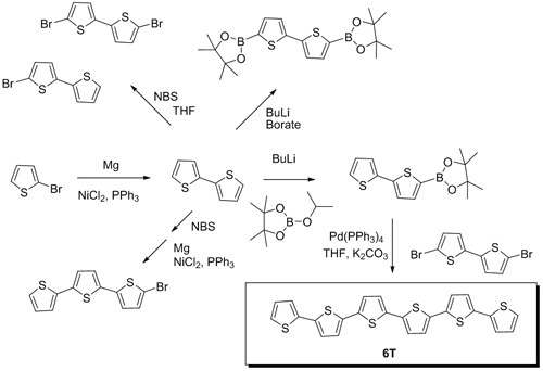 oligothiophene building blocks