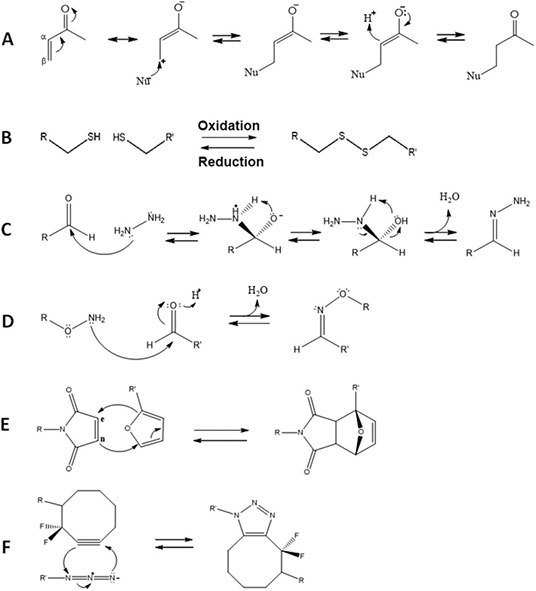 Situ crosslinking chemistries