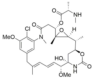 Structural formula C32H44ClN3O9