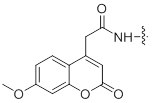 7-methoxycoumarin acetic acid (Mca)