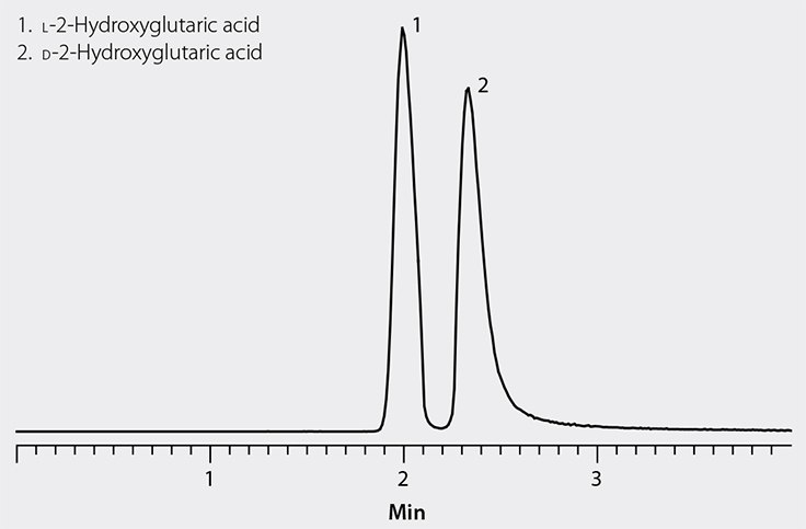 LC-MS Analysis of 2-Hydroxyglutaric Acid Enantiomers on Astec CHIROBIOTIC R