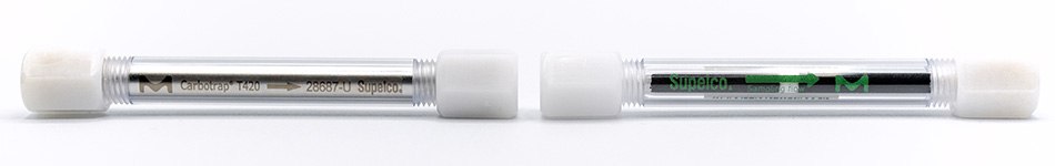 Carbotrap® T420 Thermal Desorption tubes for sampling terpenes in air in high humidity environments for industrial hygiene, indoor air quality and ambient air emissions