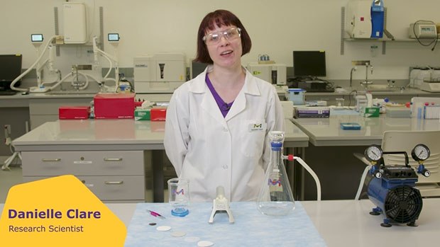 Filter Membrane Differences Blue and White Disks Filter Membrane Differences Blue and White Disks