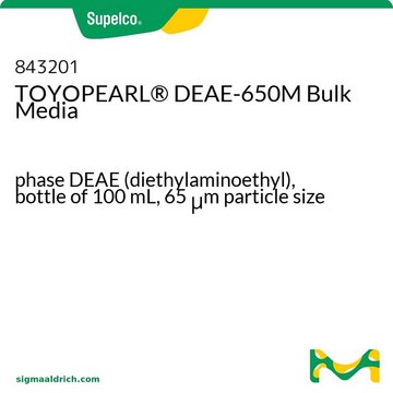 TOYOPEARL&#174; DEAE-650M Bulk Media bottle of 100&#160;mL, phase DEAE (diethylaminoethyl), 65&#160;&#956;m particle size