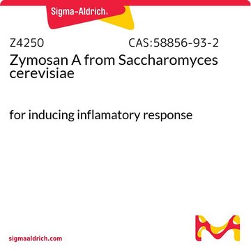 Zymosan A from Saccharomyces cerevisiae for inducing inflamatory response