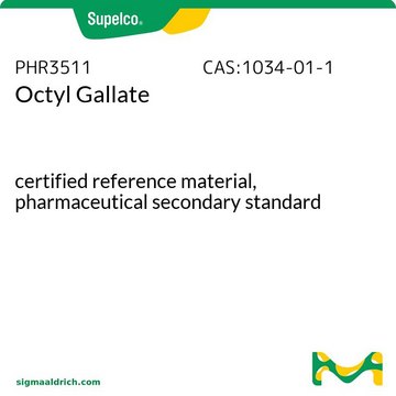 Octyl Gallate certified reference material, pharmaceutical secondary standard