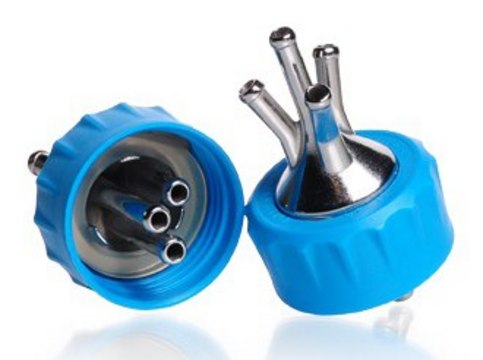 Duran&#174; Connection Cap System Gl 45 With Cyan Pp Screw Cap