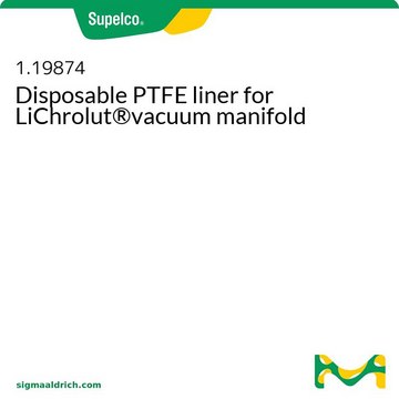 Disposable PTFE liner for LiChrolut&#174;vacuum manifold